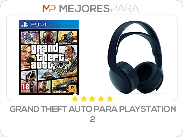 grand theft auto para playstation 2