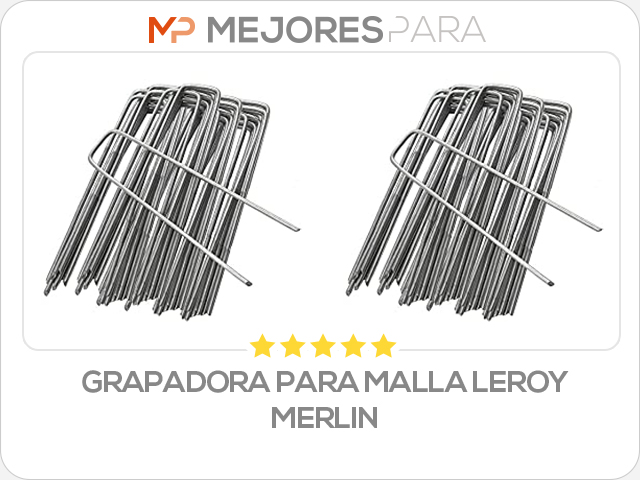 grapadora para malla leroy merlin