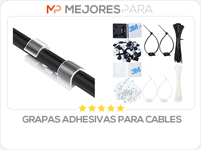 grapas adhesivas para cables