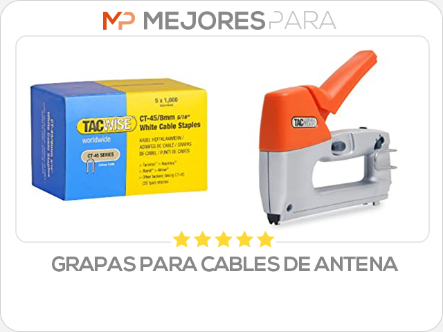 grapas para cables de antena