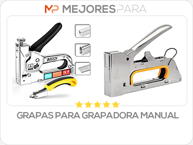 grapas para grapadora manual