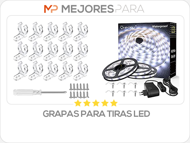 grapas para tiras led