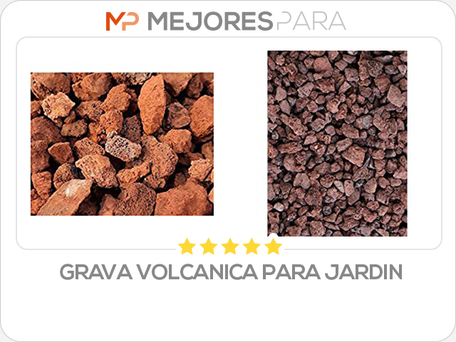 grava volcanica para jardin