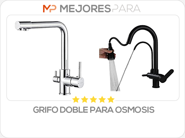 grifo doble para osmosis