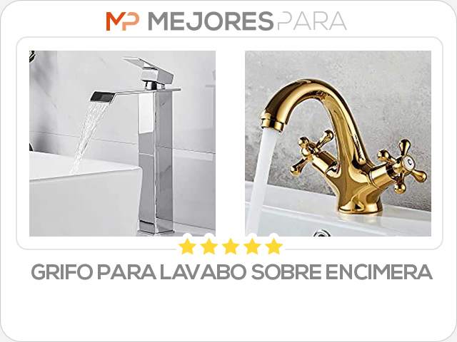 grifo para lavabo sobre encimera