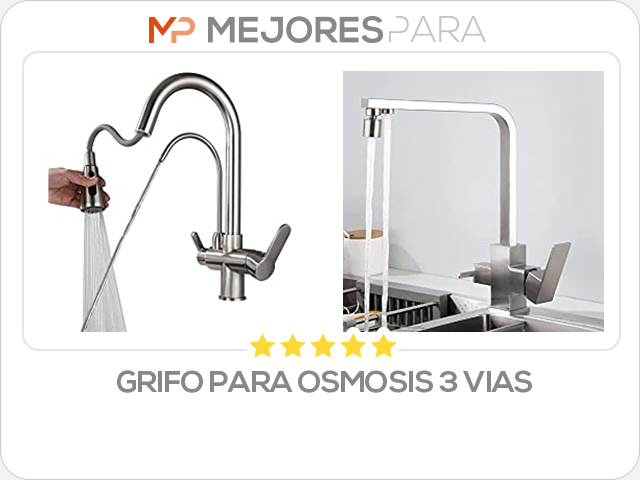 grifo para osmosis 3 vias