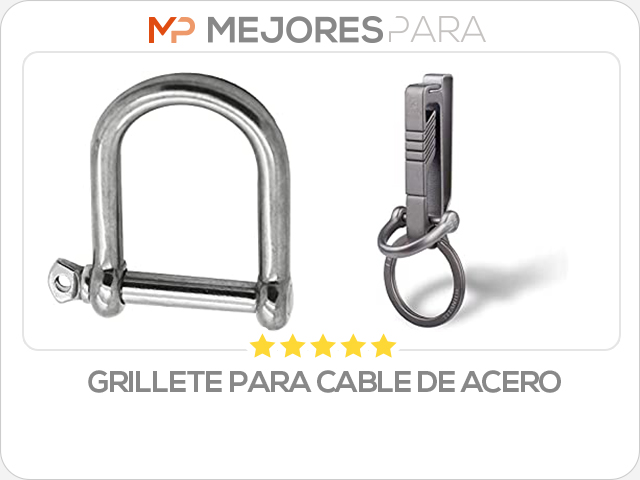 grillete para cable de acero