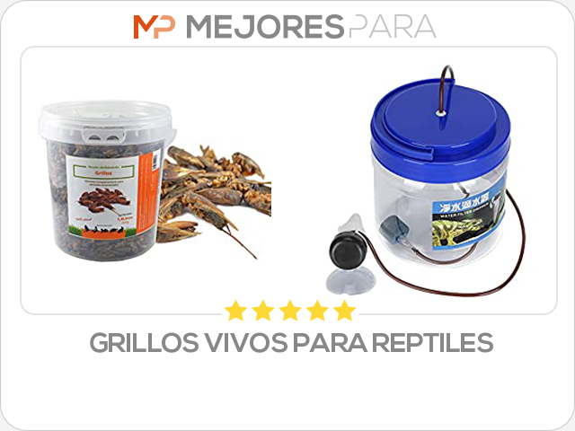 grillos vivos para reptiles