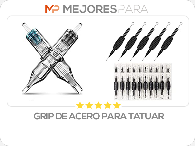 grip de acero para tatuar