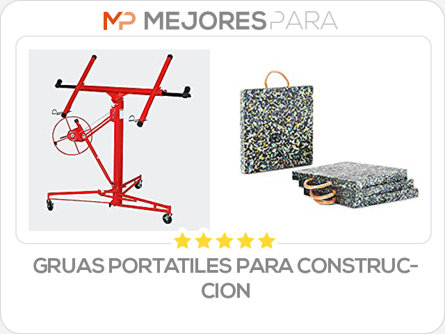 gruas portatiles para construccion