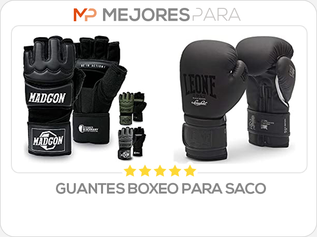 guantes boxeo para saco