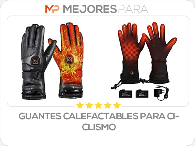 guantes calefactables para ciclismo