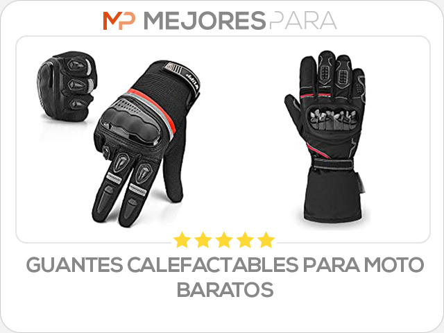 guantes calefactables para moto baratos