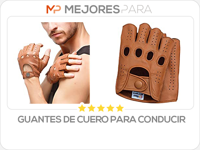 guantes de cuero para conducir