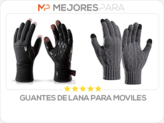 guantes de lana para moviles