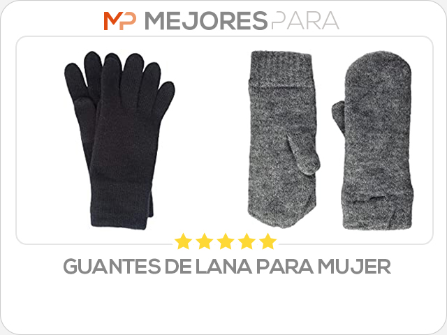 guantes de lana para mujer