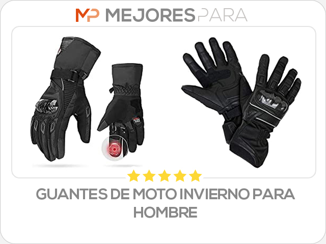 guantes de moto invierno para hombre