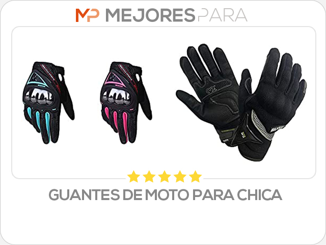 guantes de moto para chica