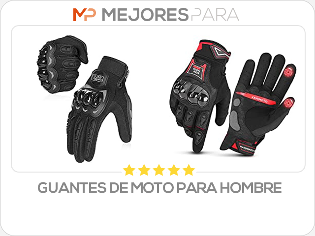 guantes de moto para hombre