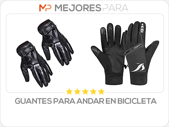 guantes para andar en bicicleta