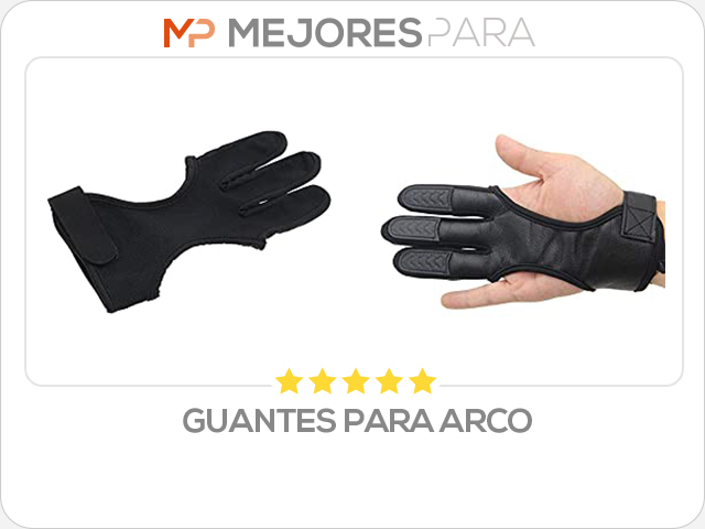 guantes para arco