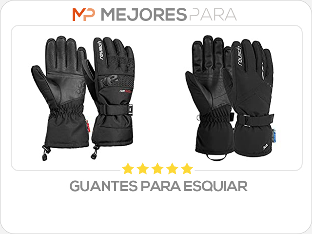 guantes para esquiar