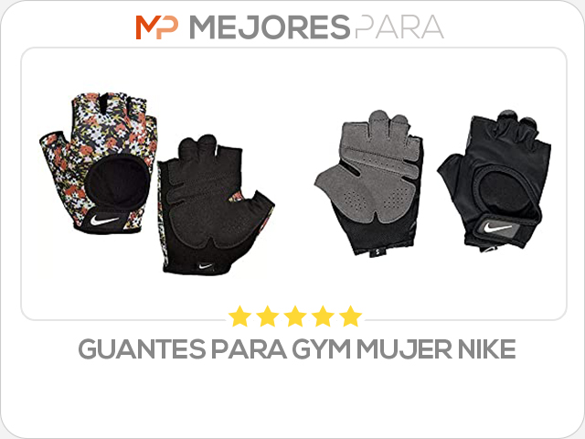 guantes para gym mujer nike