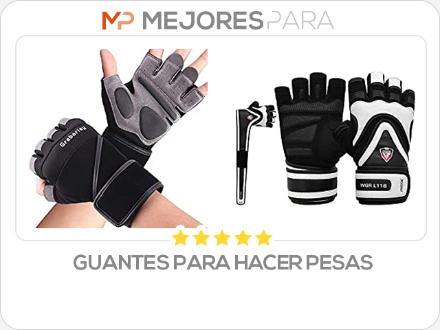 guantes para hacer pesas