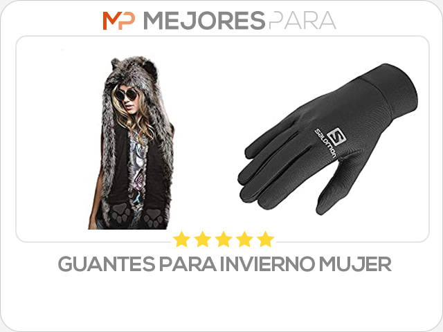 guantes para invierno mujer