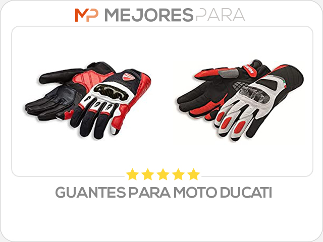 guantes para moto ducati