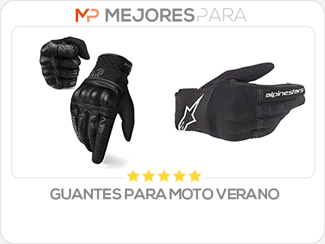 guantes para moto verano