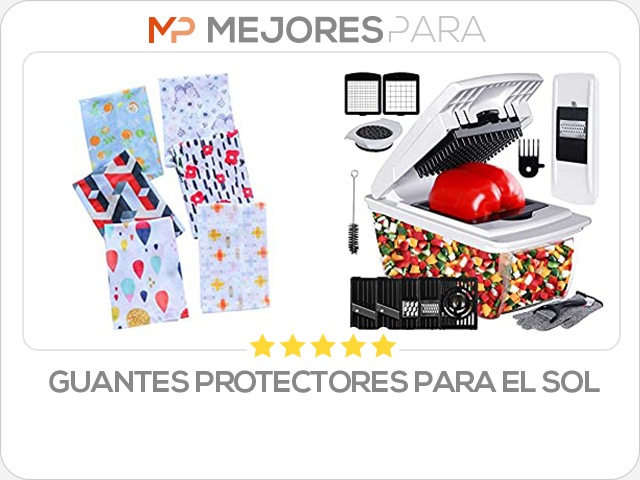 guantes protectores para el sol