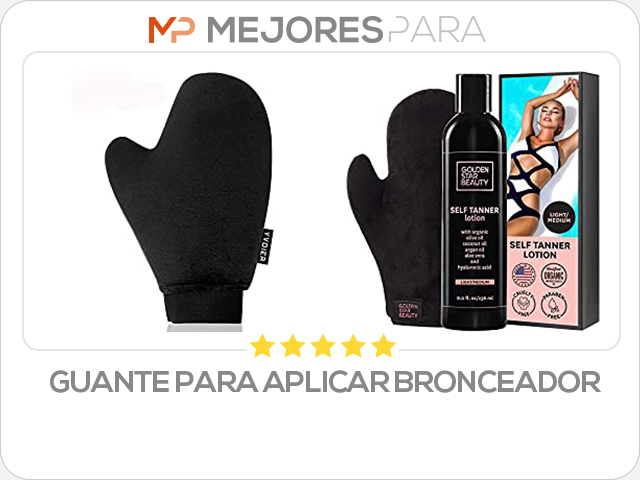 guante para aplicar bronceador