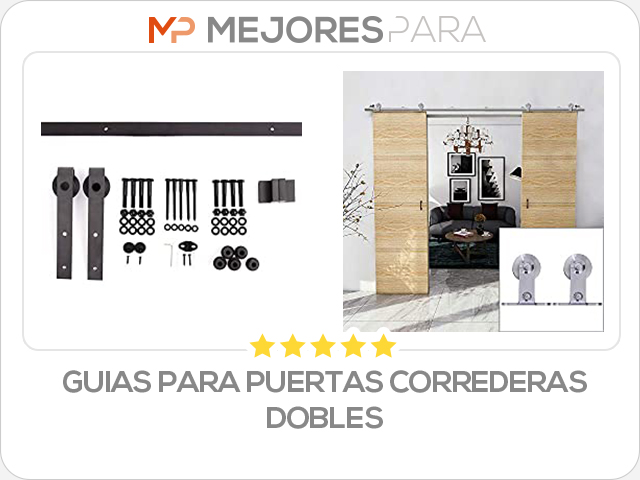 guias para puertas correderas dobles