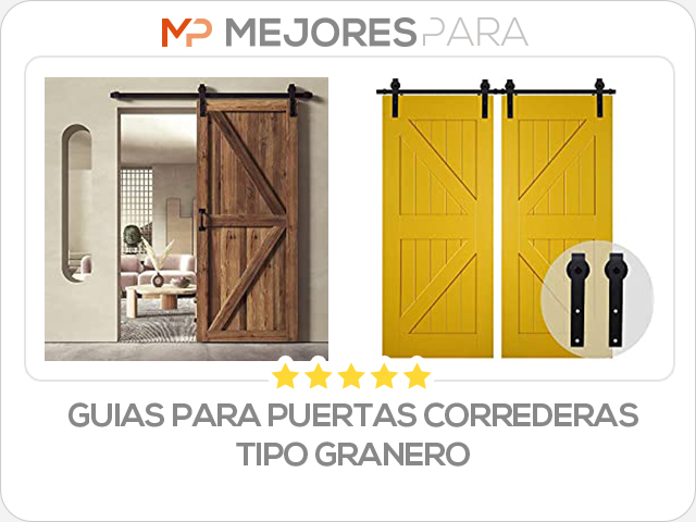 guias para puertas correderas tipo granero