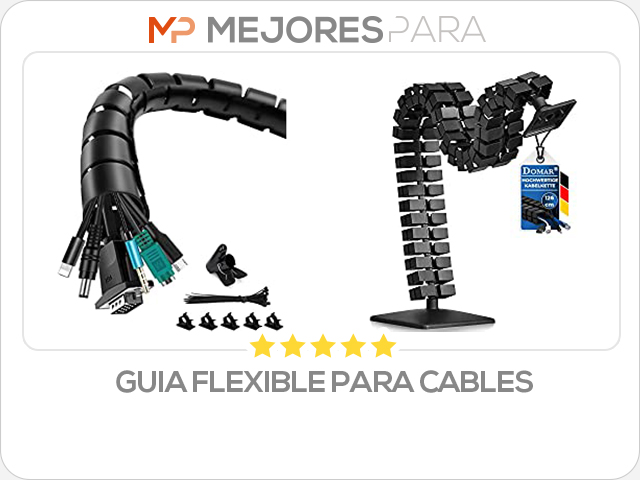 guia flexible para cables