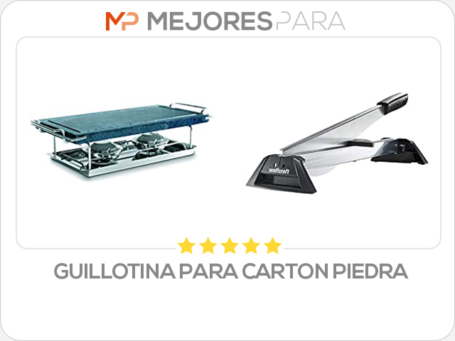 guillotina para carton piedra