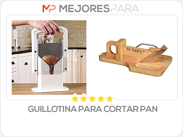 guillotina para cortar pan