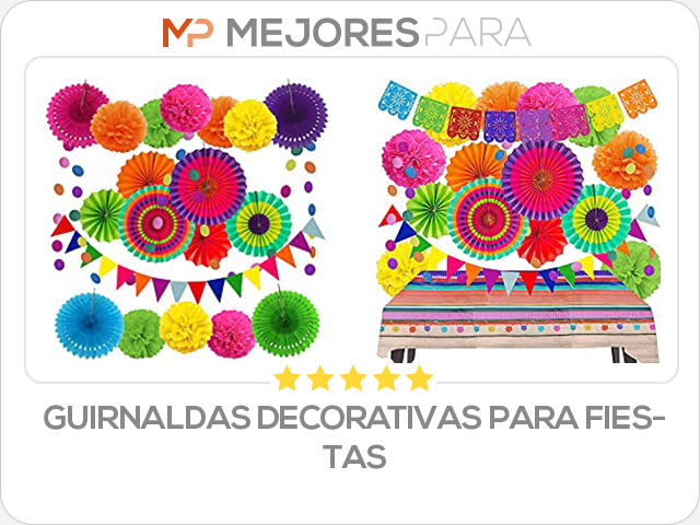 guirnaldas decorativas para fiestas