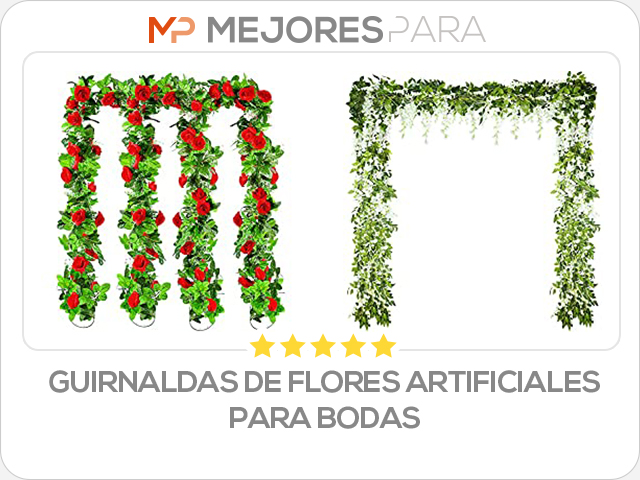 guirnaldas de flores artificiales para bodas