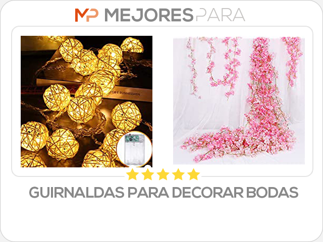 guirnaldas para decorar bodas