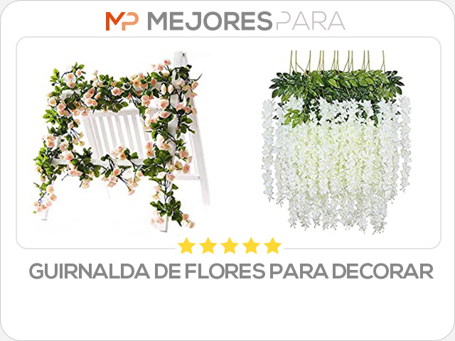 guirnalda de flores para decorar