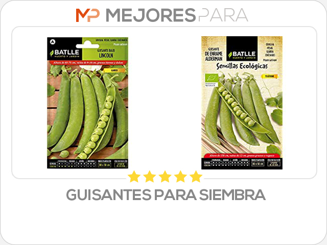 guisantes para siembra