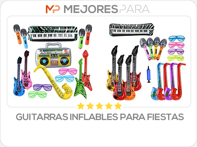 guitarras inflables para fiestas