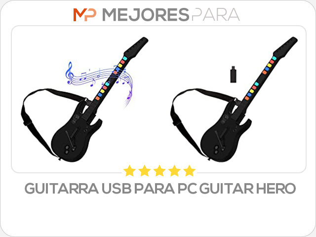 guitarra usb para pc guitar hero