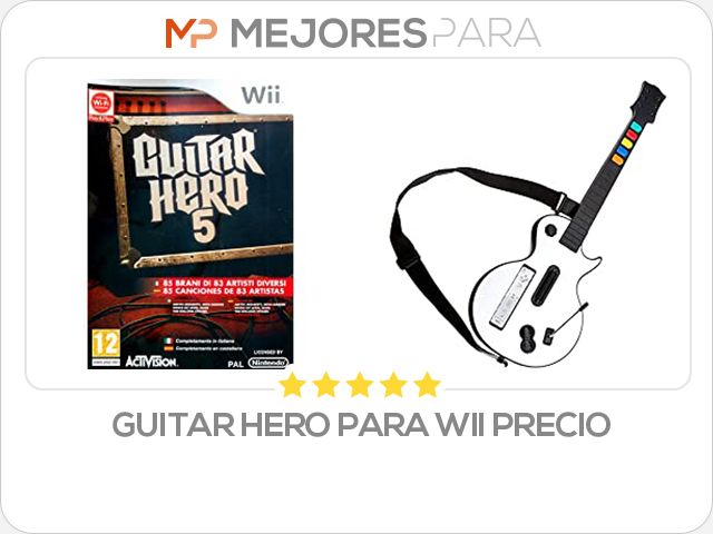 guitar hero para wii precio