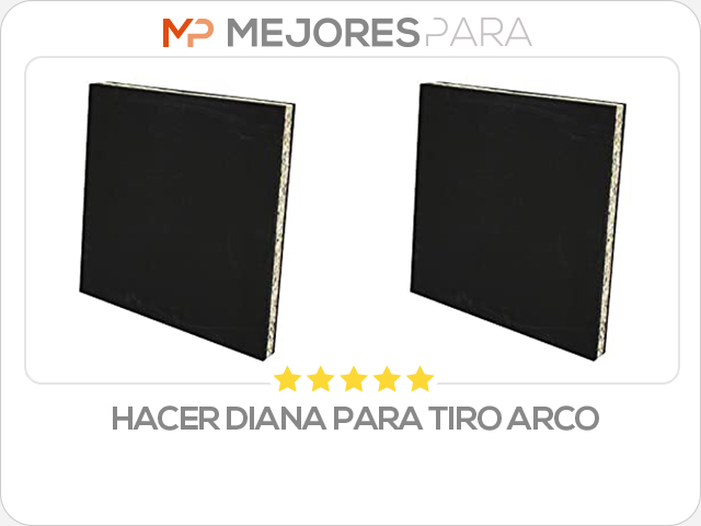 hacer diana para tiro arco