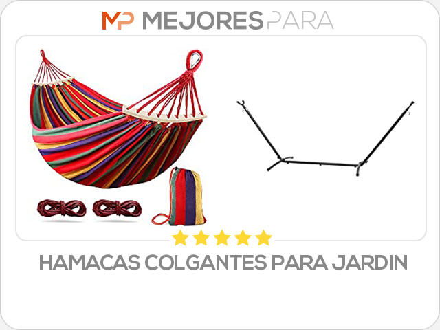 hamacas colgantes para jardin