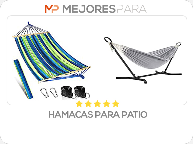 hamacas para patio