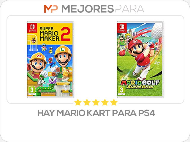 hay mario kart para ps4